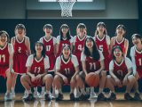 沖縄県　バスケ部女子　集合写真　#部活　#運動部　#バスケ部　#バスケットボール部　#AI美少女　　