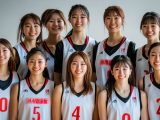 神奈川県　バスケ部女子　集合写真　#部活　#運動部　#バスケ部　#バスケットボール部　#AI美少女　　